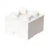 Image de LEGO Autre Brique de rangement 4 tenons - blanc 5006931