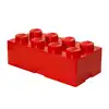Image de LEGO Autre La brique de rangement 8 tenons - rouge 5006867