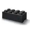 Image de LEGO Autre La brique de rangement 8 tenons - noir 5006912