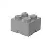 Image de LEGO Autre Brique de rangement 4 tenons - gris pierre 5007073