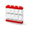 Image de LEGO Minifigures Boîte de présentation pour 8 minifigurines - Rouge 5006151