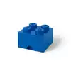 Image de LEGO Autre Brique bleue de rangement à tiroir 4 tenons 5006130