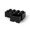 Image de LEGO Autre Brique noire de rangement LEGO à tiroir et à 8 tenons 5006248