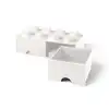 Image de LEGO Autre Brique 8 tenons avec tiroirs - blanc 5006209