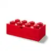 Image de LEGO Autre Brique 8 tenons avec tiroir - rouge 5006142