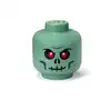 Image de LEGO Autre Grande boîte de rangement Tête de squelette - Vert 5007889