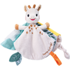 Image de Doudou plat Sophie la girafe avec attache sucette