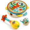 Image de Set de trois instruments (Tambourin, maracas et castagnettes)