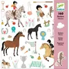 Image de 160 stickers Chevaux