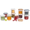 Image de Coffret 10 portions verre 250 ml Natural color mix