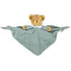 Image de Doudou plat avec hochet Ours Celadon
