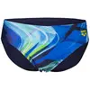 Image de Slip de bain Arena Visual Waves Multicolore 100