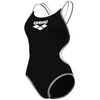 Image de Maillot de bain 1 pièce double dos croisé femme Arena One Noir 36