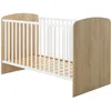 Image de Lit bébé Châtaignier naturel Basile (70x140 cm)