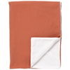 Image de Couverture polaire et gaze de coton Terracotta (75 x 100 cm)