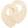 Image de Lot de 2 bavoirs en double gaze de coton Vanille