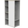 Image de Armoire ouverte First Blanche et bois