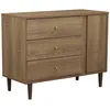Image de Commode 3 tiroirs et 1 porte Mokka