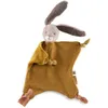 Image de Doudou plat lapin ocre Trois petits lapins