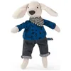 Image de Peluche chien Pilou bleu Puce et Pilou (30 cm)