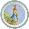 Image de Assiette bébé Pierre Lapin verte (18 cm)