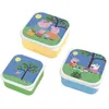 Image de Lot de 3 boîtes à goûter Peppa Pig