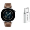 Image de Montre connectée avec adaptateur 5V2A Type C Huawei Watch 3 Classic Marron TU