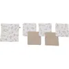 Image de Lot de 5 lingettes lavables Biscuit