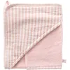 Image de Cape de bain rayé vieux rose Soft Stripes