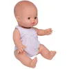 Image de Barboteuse froufrou pour poupée en gaze de coton blanc