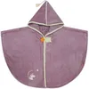 Image de Cape de bain licorne parme (0-5 ans)