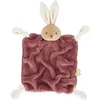 Image de Doudou plat Lapin bordeaux
