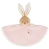 Image de Doudou plat Lapin rond rose