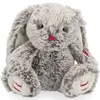 Image de Peluche lapin gris prestige Leo (24 cm)