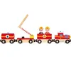 Image de Train en bois Pompiers Story
