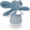 Image de Veilleuse musicale culbuto bleu Lapin Doudou (24 cm)