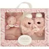 Image de Coffret Chaussons et Doudou Rose Lapin Doudou