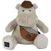 Image de Peluche Hippopotame Hello Brook beige (38 cm)