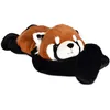 Image de Peluche géante panda roux lesté Podcoll (100 cm)