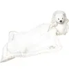 Image de Doudou plat Léon le hérisson écru (25 x 25 cm)
