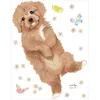 Image de Planche sticker Chiot Doodle (35 x 45 cm)