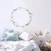 Image de Sticker Grande couronne fleurie Liv (80 x 80 cm)