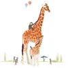 Image de Sticker géant girafe Safari