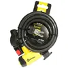 Image de Antivol câble vélo spiral à clé avec support Auvray Noir 12 mm x 1,80 m