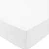 Image de Drap housse de berceau en coton bio blanc (40 x 80 cm)