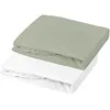 Image de Lot alèse et drap housse Blanc-Ginky (60 x 120 cm)