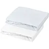 Image de Lot alèse et drap housse Blanc-Light Blue (60 x 120 cm)