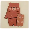 Image de Puzzle en bois Ours (4 pi ¨ces)