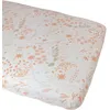 Image de Drap housse en coton bio Yukari Peach (50 x 83 cm)