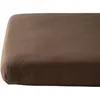 Image de Drap housse Satin Brun (60 x 120 cm)